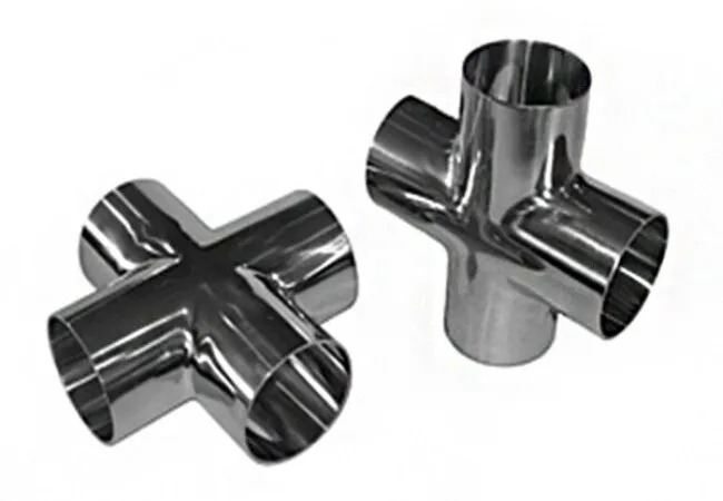 Крестовина нержавеющая под приварку без покрытия AISI 304, AISI 316L 88.9 мм