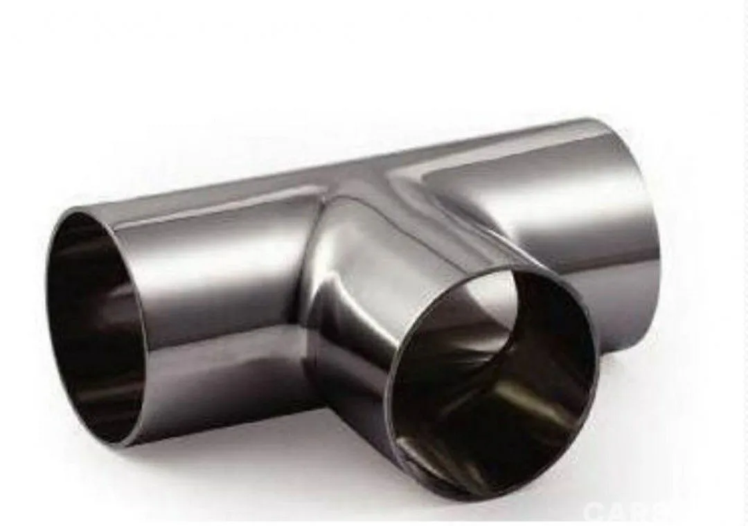 Тройник нержавеющий 12Х18Н10Т переходной ТУ 1469-030-39918642-2002 под приварку 219х10х108х6 мм