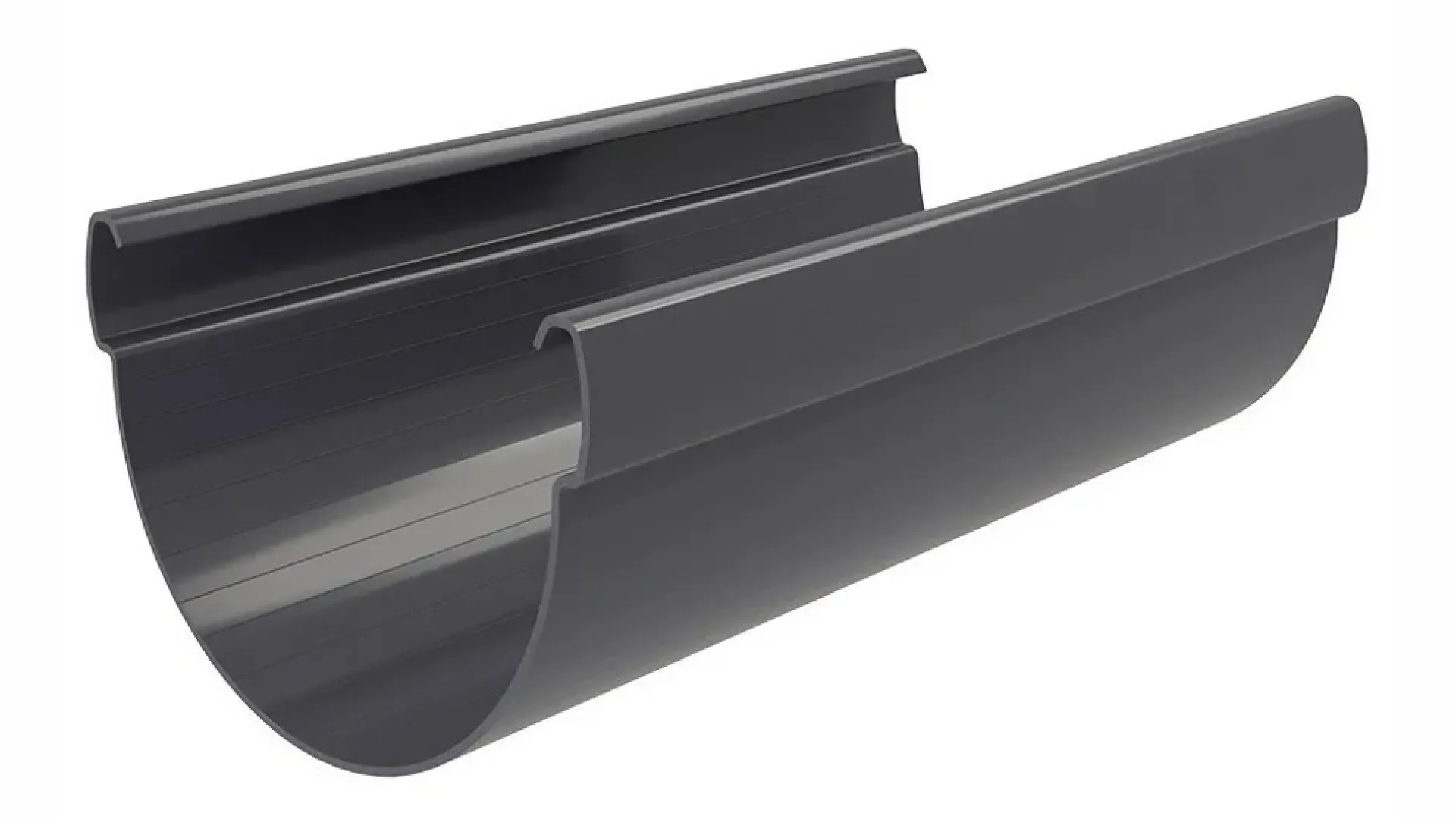 Желоб водосточный 2 м RAL 7024 220 мм